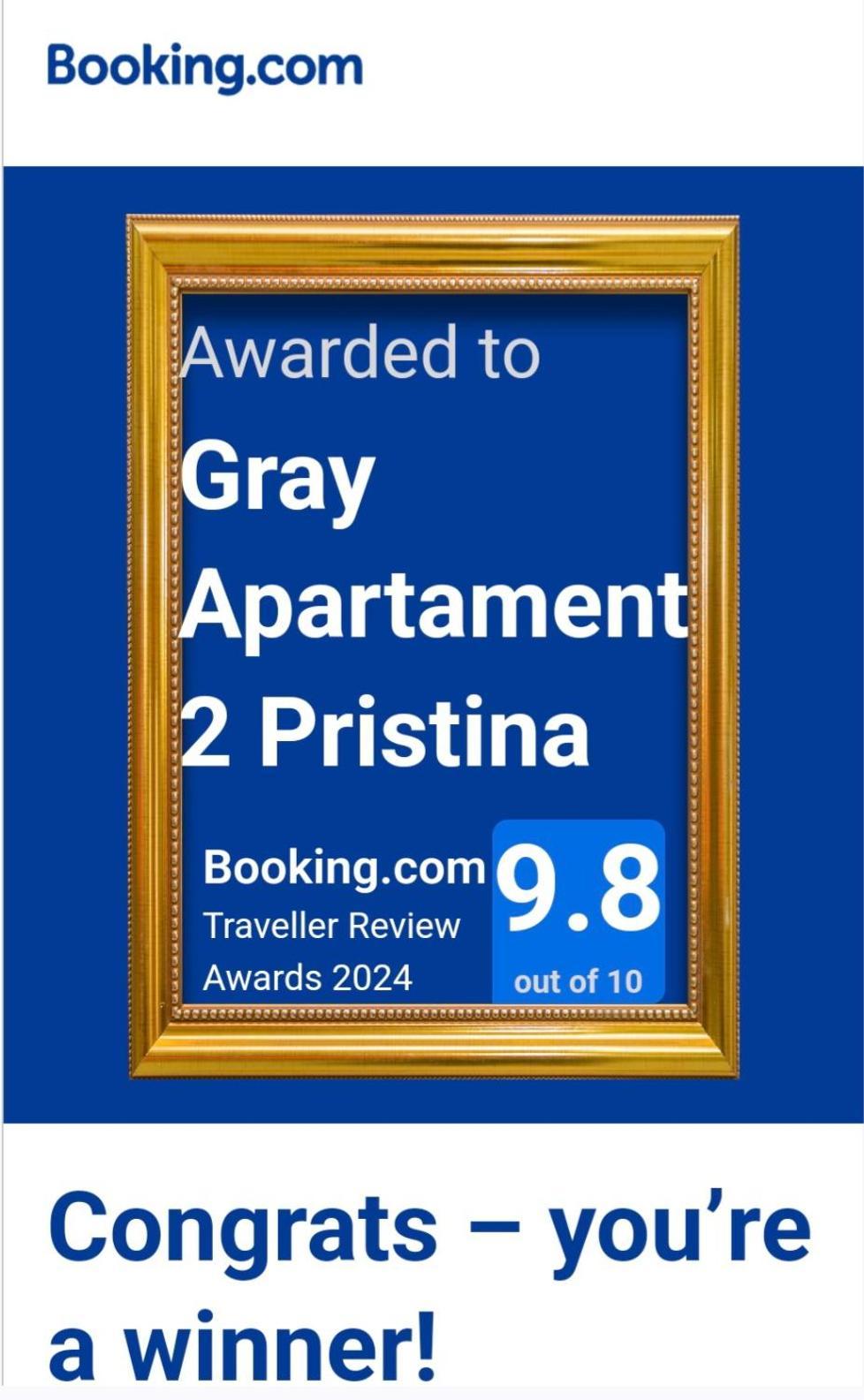 Gray Apartament 2 Πρίστινα Εξωτερικό φωτογραφία